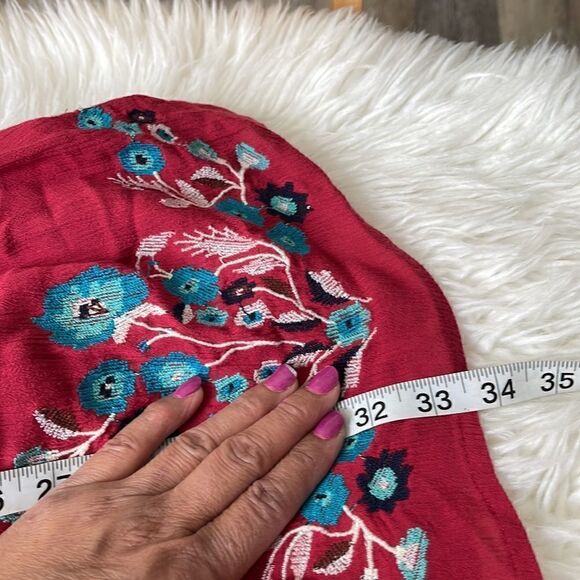 FREE PEOPLE EMBROIDERY  MINI DRESS BOHEMIAN BOHO HIPPIE SIZE SP - Picture 11 of 13